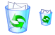 Full dustbin icons