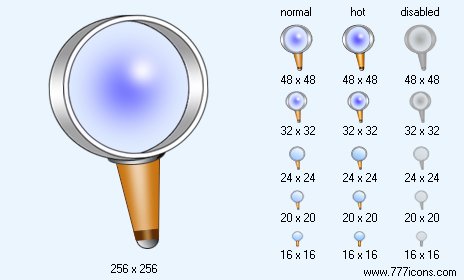 Magnifier Icon Images