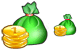 Money bag icons