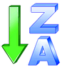 Sorting Z-A icon