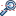 Blue magnifier icon