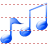 Music notes icon