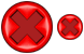 Close-red ico