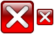 Close icons