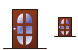 Closed door icons
