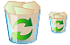 Full dustbin icons