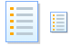 List icons
