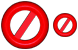 No icons