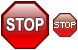Stop icons
