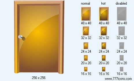 Closed Door Icon Images