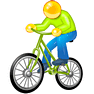 Cyclist icon