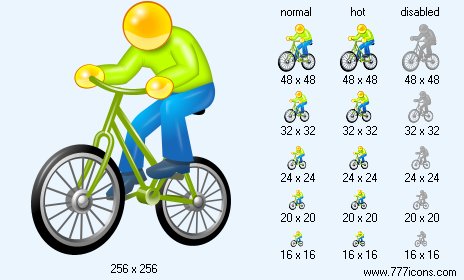 Cyclist Icon Images