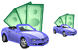 Automobile loan icons