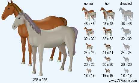 Horses Icon Images
