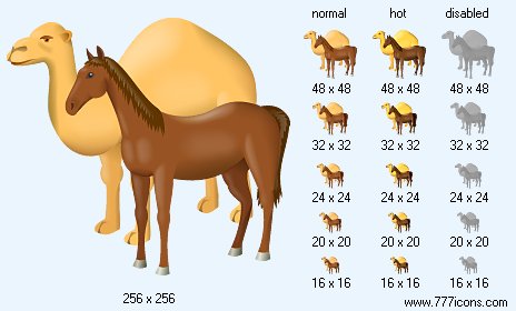 Pack Animals Icon Images