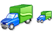 Panel truck icons