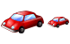 Red car icons