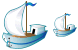 Sailing ship icons