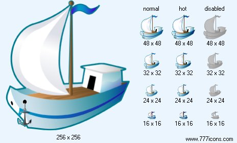 Sailing Ship Icon Images