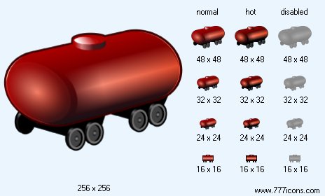 Tank-Wagon Icon Images