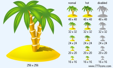 Coconut Tree Icon Images