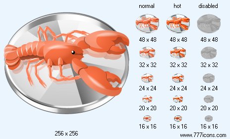 Lobster Icon Images