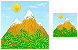 Mountain icons