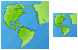 Square Earth icons