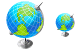 Terrestrial globe icon