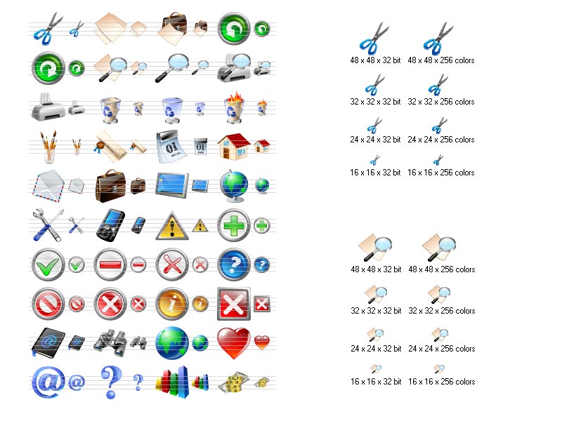 Screenshot of Vista Toolbar Icons 2007.1