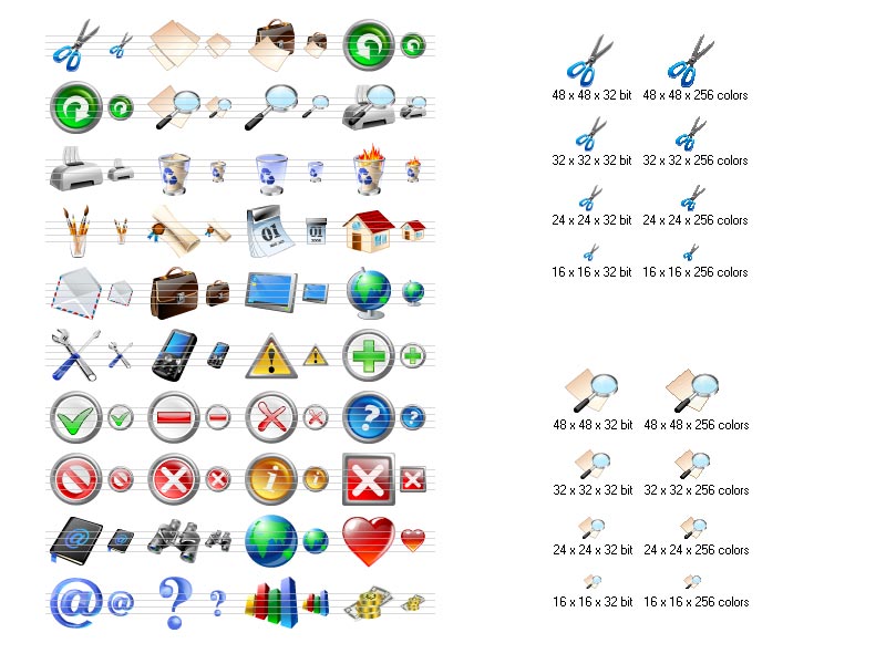 Windows 7 Vista Toolbar Icons 2013.3 full