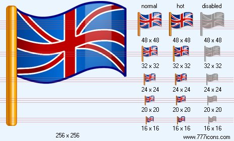 Britain Flag Icon Images