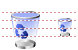 Empty dustbin icons