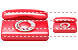 Red phone icons