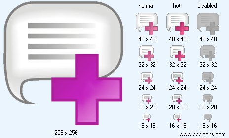 Add Comment V5 Icon Images