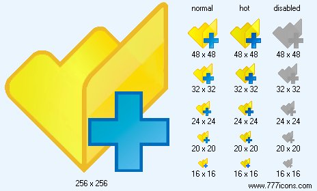 Add Folder V1 Icon Images