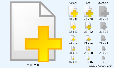 Add Page V3 Icon Images