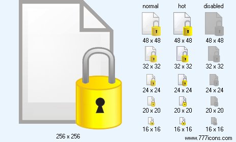 Lock Page V3 Icon Images