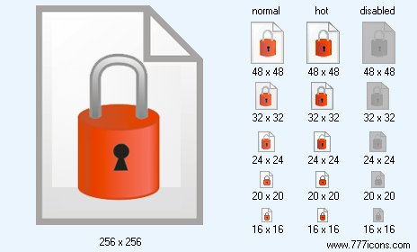 Lock Page V5 Icon Images