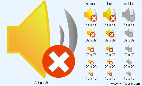 No Sound V3 Icon Images