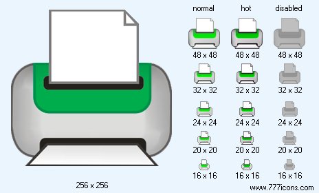 Print V2 Icon Images