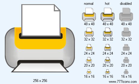 Print V3 Icon Images