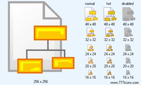 Site Map V8 Icon Images