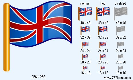 Britain Flag Icon Images