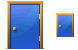 Closed door icons