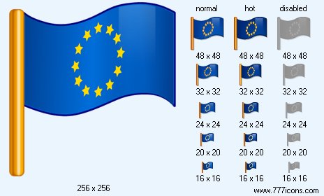 European Flag Icon Images