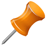 Orange Pin icon