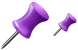 Purple pin icons