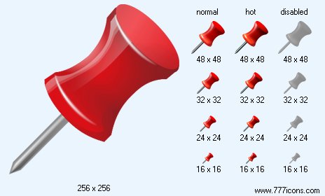 Red Pin Icon Images