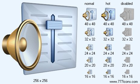 Sound Regulator Icon Images
